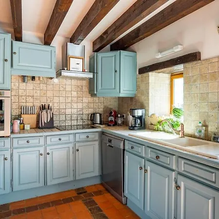 Vila Magnifique Longere Du Perche Avec Vue Panoramique Et Piscine Pour 9 Personnes Le Gue-de-la-Chaine