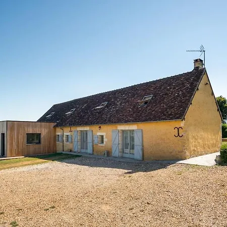 Vila Magnifique Longere Du Perche Avec Vue Panoramique Et Piscine Pour 9 Personnes Le Gue-de-la-Chaine