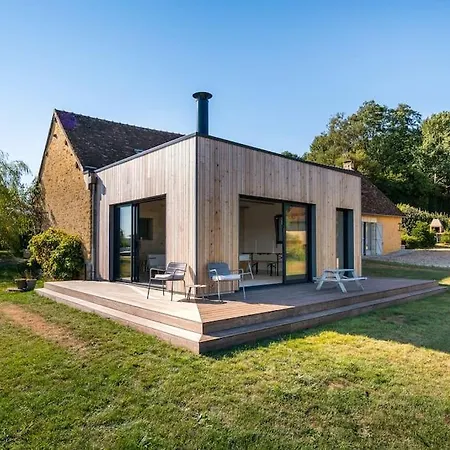 Magnifique Longere Du Perche Avec Vue Panoramique Et Piscine Pour 9 Personnes * Le Gue-de-la-Chaine