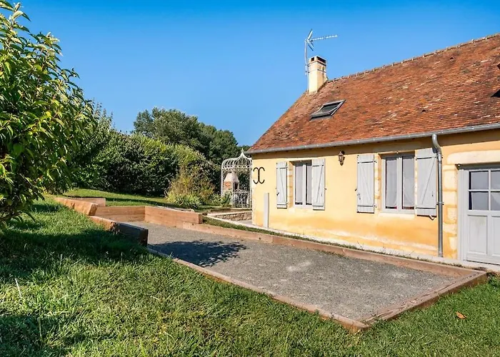 Magnifique Longere Du Perche Avec Vue Panoramique Et Piscine Pour 9 Personnes