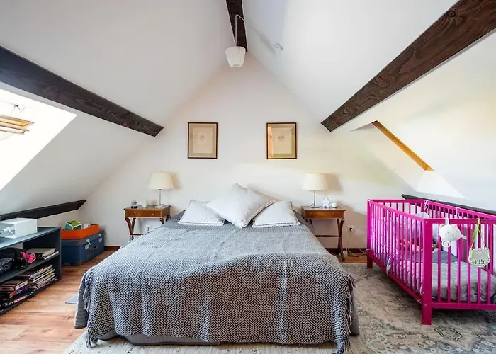 Magnifique Longere Du Perche Avec Vue Panoramique Et Piscine Pour 9 Personnes Vila *