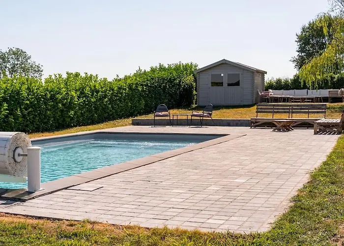 Vila Magnifique Longere Du Perche Avec Vue Panoramique Et Piscine Pour 9 Personnes Le Gue-de-la-Chaine
